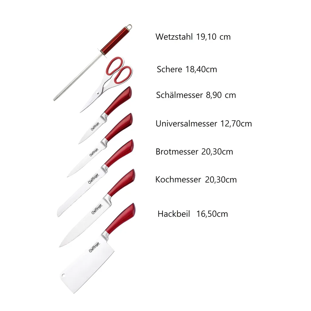 Scheffinger Cheffinger Aluminiumguss-Bratpfannen-Set Schwarz 3 Stück – Bild 19