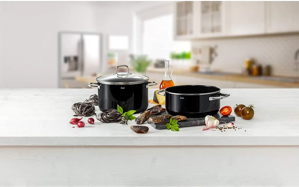 Silit Elegance Line Stielkasserolle 16 Cm, Ohne Deckel, Schmortopf 1,3l, Induktion Kochtopf Klein, Silargan Funktionskeramik – Bild 3