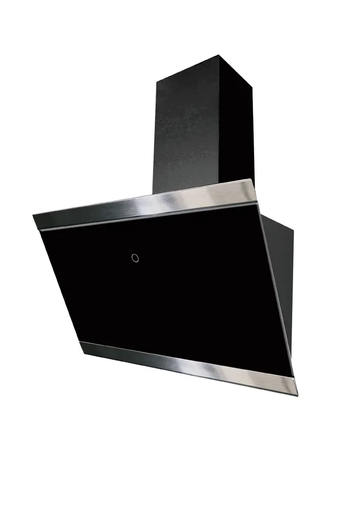 Respekta Dunstabzugshaube Kopffrei Schräghaube Glas 60 Cm Schwarz Touch EEKL A++ – Bild 3