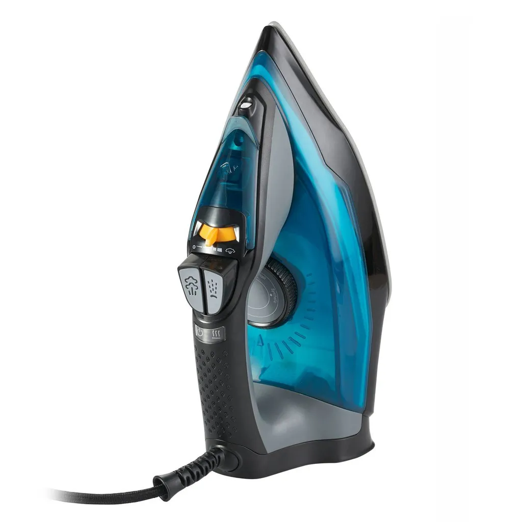 Adler Ad 5032 Bügeleisen Trockenbügeleisen Keramiksohle Schwarz, Blau, Grau 2400 W – Bild 4