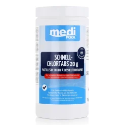Chemoform MediPOOL Schnell-Chlortabs 1kg - Anhebung Des Chlorgehalts (1er Pack)
