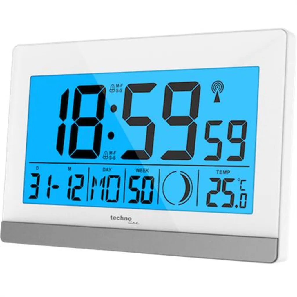 Techno Line Technoline WS8056 - Digitaler Funkwecker Mit Temperatur- Und Datumsanzeige