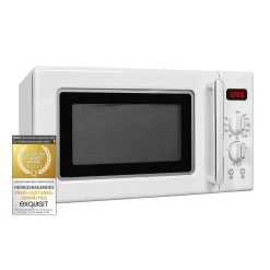Exquisit Mikrowelle RMW720-3GDIG Weiss | 20 Liter Nutzinhalt | 1000 Watt | Weiß