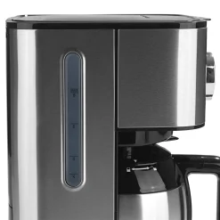 Maxxworld BEEM FRESH-AROMA-SWITCH Filterkaffeemaschine - Thermo Edelstahl 1 L Thermoskanne Bedienrad 24h-Timer 800 W Für 4-8 Tassen Kaffeemaschine Timer