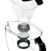 MAVEA Wasserfilter Pitcher 2,4 Liter Inkl.1 X Filter MicroDisc Kunststoff – Weiß / Schwarz
