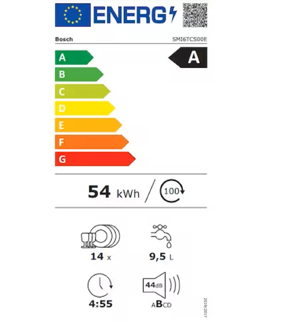 Bosch Serie 6 SMI6TCS00E Einbau-Geschirrspüler 14 Maßgedecke AquaStop – Bild 8