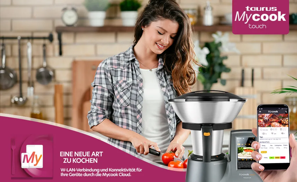 Taurus Video Küchenmaschine Taurus MYCOOK TOUCH 1600W Integrierte Wi-Fi-Verbindung – Bild 3
