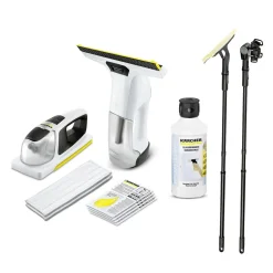 Kärcher Akku-Fensterreiniger WV 6 + KV 4 Premium Mit Schnellladegerät Inkl. Reinigungsmittel & Verlängerung