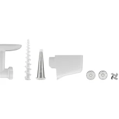 KitchenAid 5KSM2FPPC Zubehör Set Bundle Für Küchenmaschinen, Fleischwolf, Pürieraufsatz, Gemüseschneider (5KSMFVSFGA + 5KSMVSA)