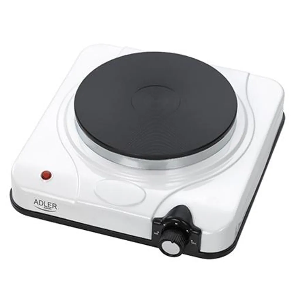 Adler AD 6503 Elektroherd-Einzelkochplatte 1500W, Weiß – Bild 5