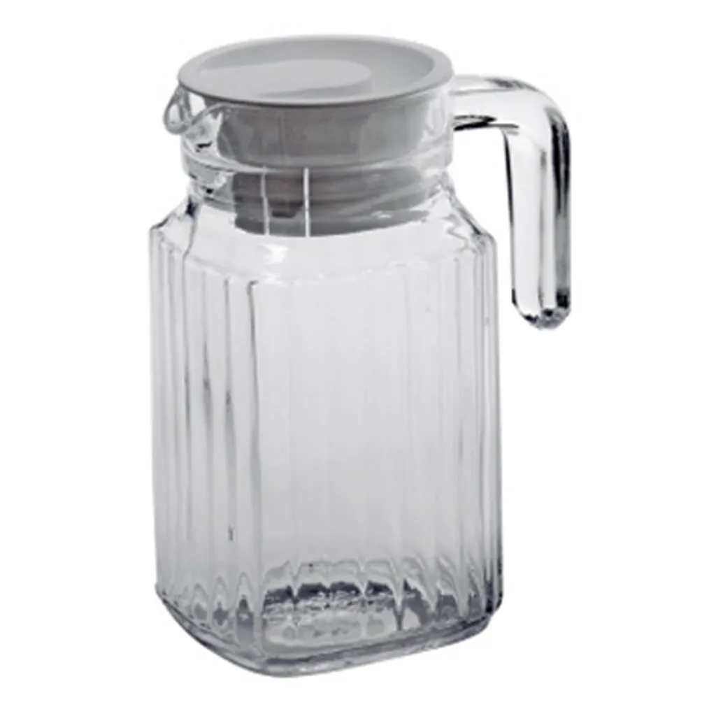 Esmeyer Arcoroc Glaskrug "Quadro" Mit Deckel 0,5 Liter – Bild 4