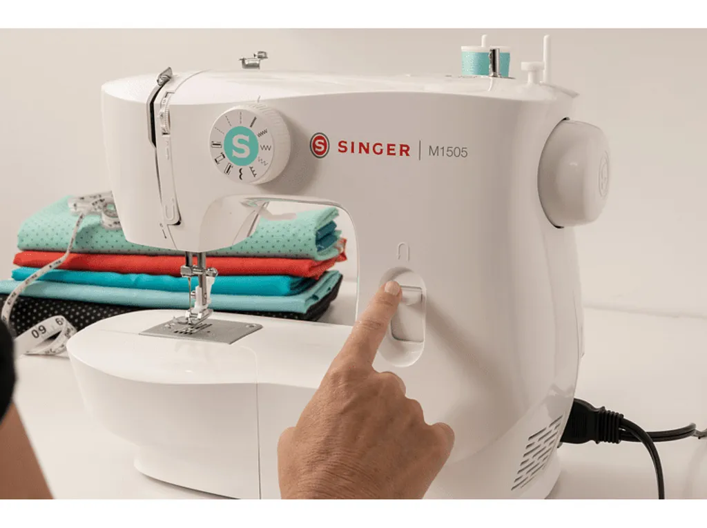 Singer M1505 Nähmaschine Klick-Einrastfunktion, Knopfloch, Knopfannäh-Programm – Bild 16