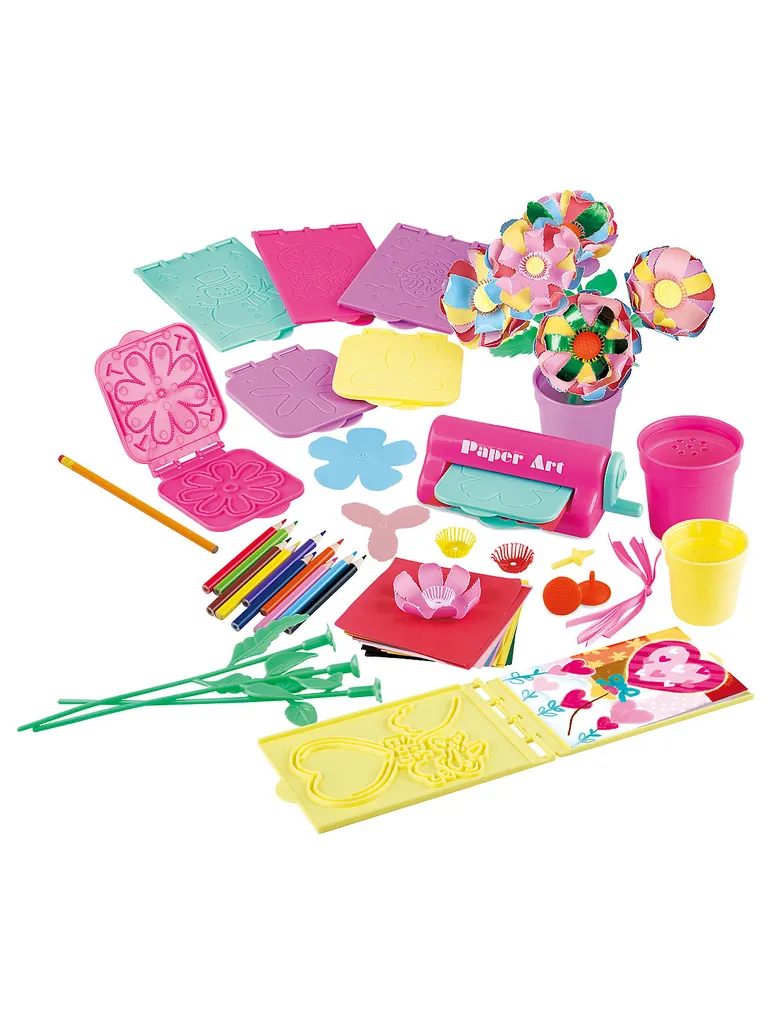 Playgo Spielwaren Paper Art - Blumen Grüße Papier-Bastelsets Basteln & Kreativitätsspielzeug Spielzeugknaller – Bild 2