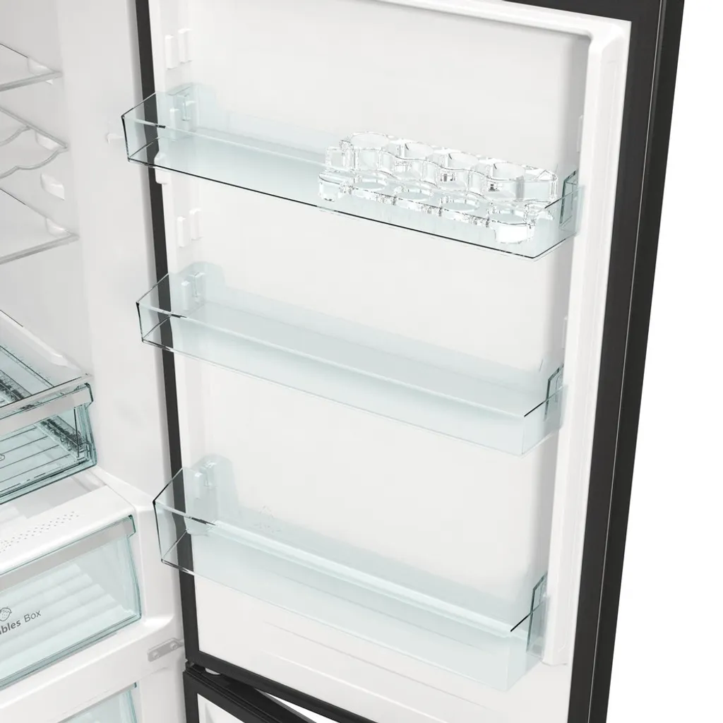 Hisense RB424N4CFC Kühl-/Gefrierkombination - Total No Frost - Metal Cooling - 326 Liter Gesamtvolumen - CrispZone - Super Cool - Extra Space - Chrom-Weinregal – Bild 7