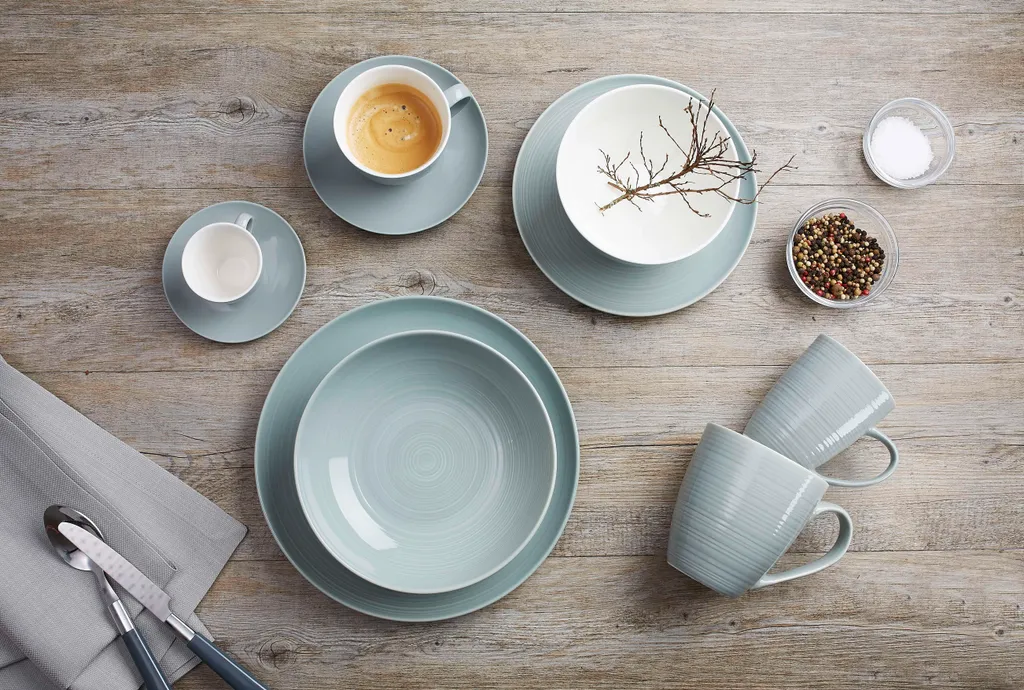 Ritzenhoff & Breker Kaffee- & Tafelservice 42 Tlg. Suomi Grau-blau