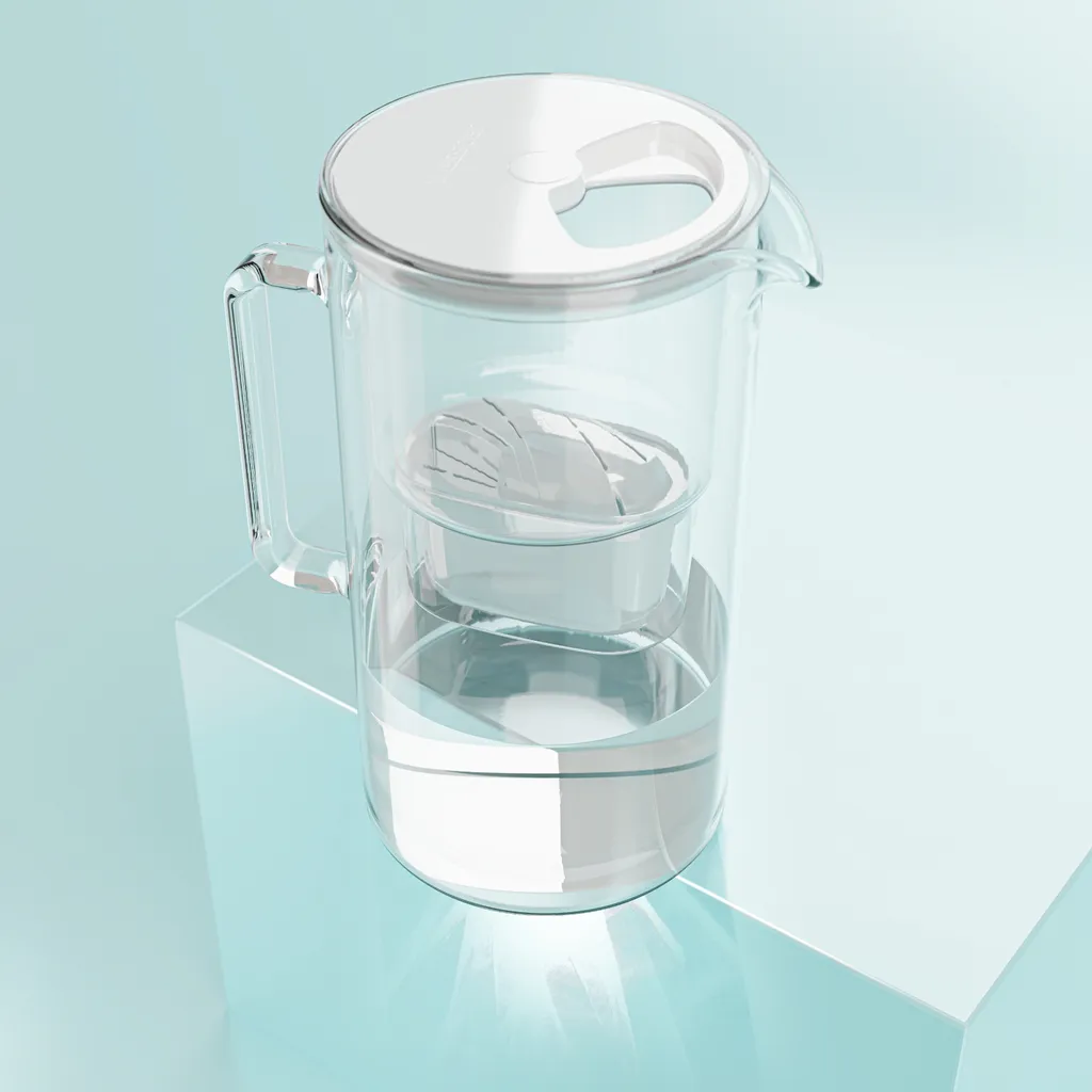 Glas Wasserfilter Wessper 2,5 L Mit 10 Filterkartuschen, Kompatibel Mit Brita Maxtra – Bild 2