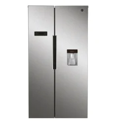 HOOVER HHSBSO 6174XWD Side By Side Kühl-Gefrierkombination Mit Wassertank