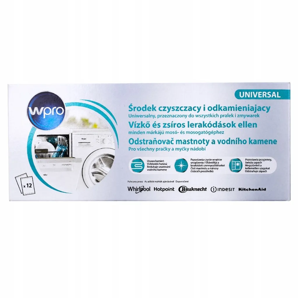 Wpro 3in1 Entkalkung Reinigung Und Pflege Von Waschmaschinen Und Geschirrspülern