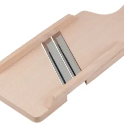 Gravidus Holz Krauthobel 2 Klingen Sauerkrauthobel Gemüsehobel Gurkenhobel Küchenhobel