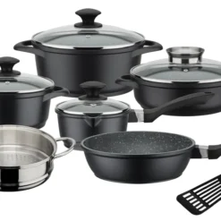 GSW Kochtopfset Gourmet Granit 10teilig, Induktion