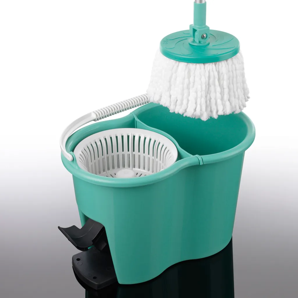 Maxxworld Wischmop Bodenwischer Set 2 Kammer Power Filtersystem Wischen Putzeimer Mopp NEU – Bild 4