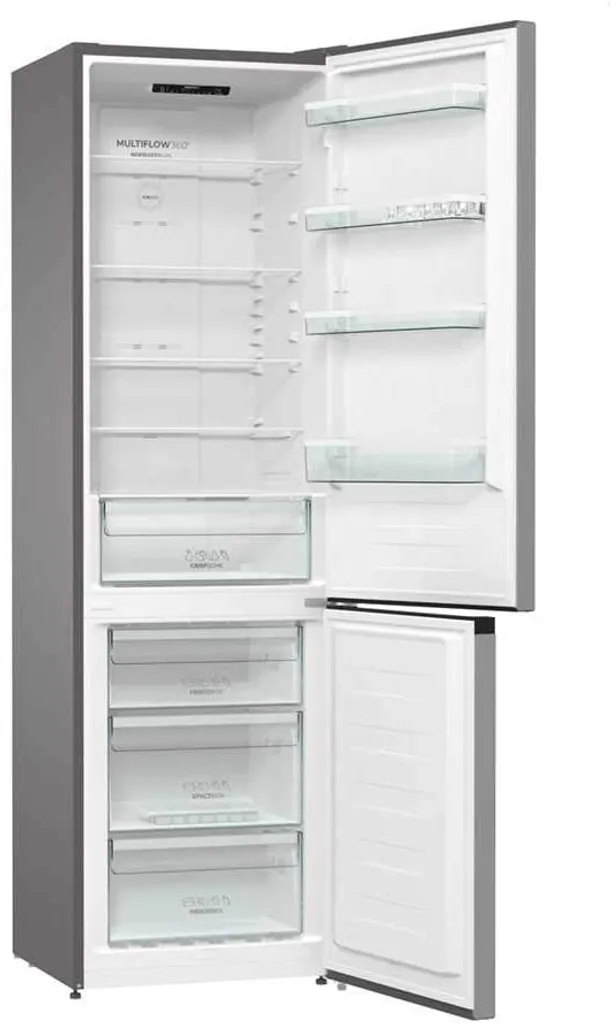Gorenje NRK 6202 ES4 Kühl-Gefrierkombination / 200 Cm / 331 L / No Frost Plus / Multi Airflow System / Silber / Metallisch – Bild 7