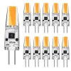 PMS 10X G4 3W LED Glühbirne AC/DC12V Kaltweiß COB Leuchtmittel Ersatz 20W Halogen Lampe Nicht Dimmbar