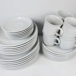 Kombiset 30-tlg. - Trend Weiß - Thomas - Teller Tassen Porzellan Geschirr