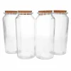 MamboCat 4er Set Vorratsglas Mit Kork-Deckel 1,9L Bonbons Aufbewahrungs-Behälter Dose