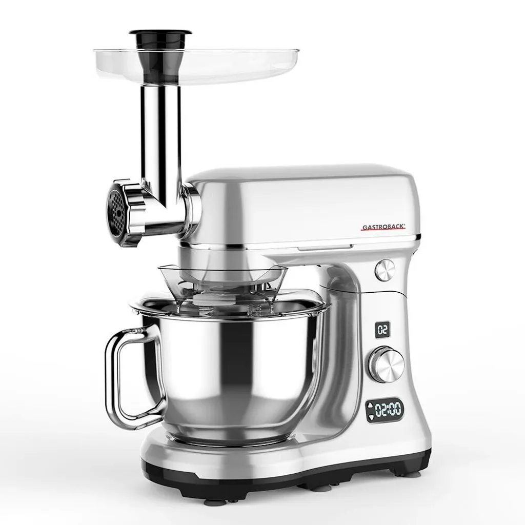 Gastroback 40977 Küchenmaschine Design Advanced Digital 600W Puls LCD-Display – Bild 5