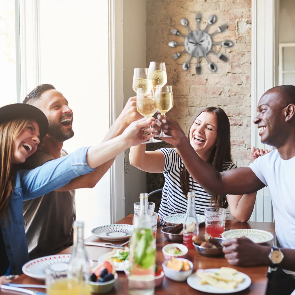 Relaxdays Wanduhr Besteck – Bild 5