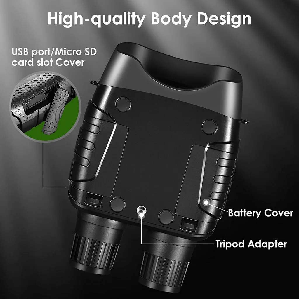 GDsoo Dsoon Nachtsicht- Und Tag-Fernglas Für Die Jagd In 100% 2525252525 Dunkelheit – Digitale Infrarotbrille Militär Zum Betrachten Von 984 Fuß/300 M Im Dunkeln Mit 2,31-Zoll-LCD-Bildschirm, Nehmen Sie Tag-Nacht-IR-Fotos Auf, Video 32G TF-Karte – Bild 8