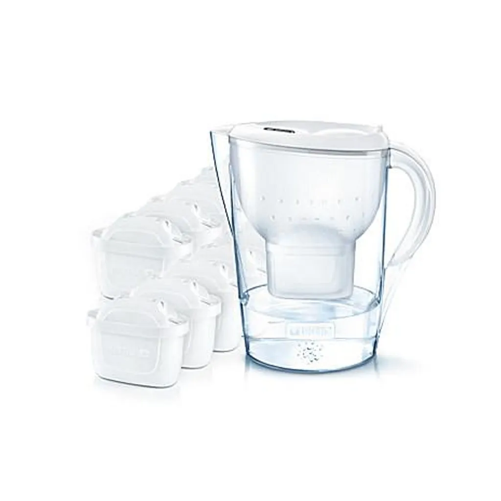 BRITA Wasserfilter Marella Weiss 2,4L & 12 Maxtra+ Kartuschen Filter (1er Pack) – Bild 22