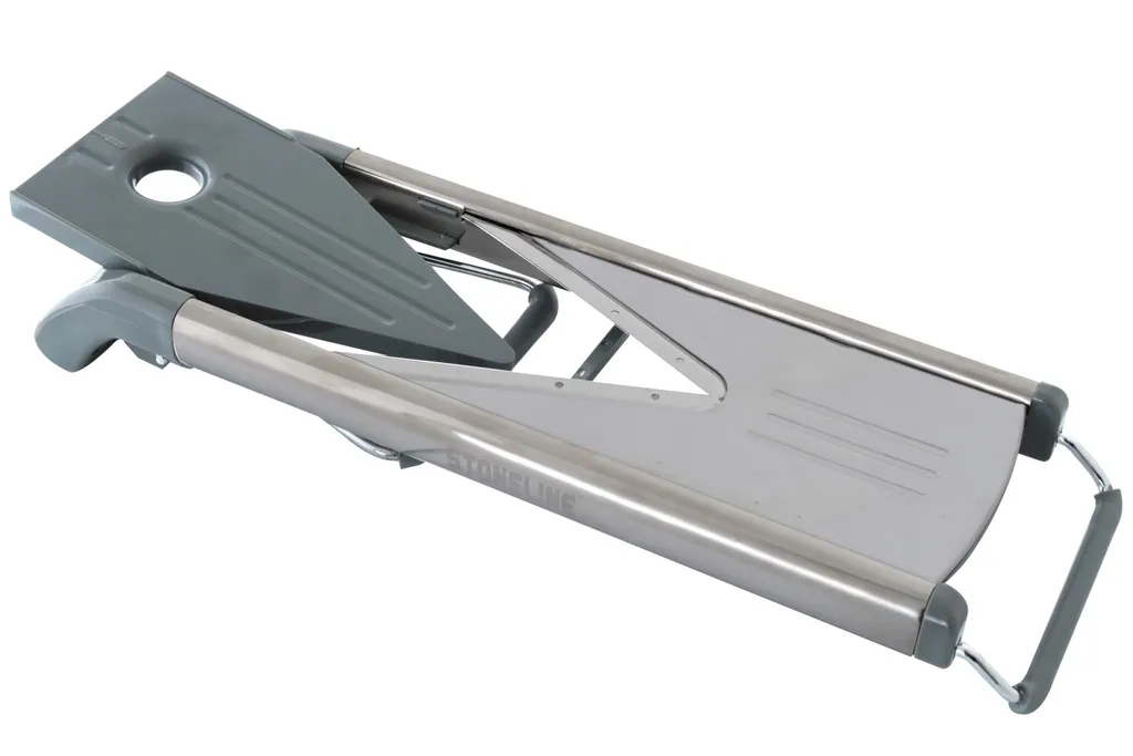 Stoneline Edelstahl Gemüsehobel Mit 5 Schneideinsätzen – Bild 3