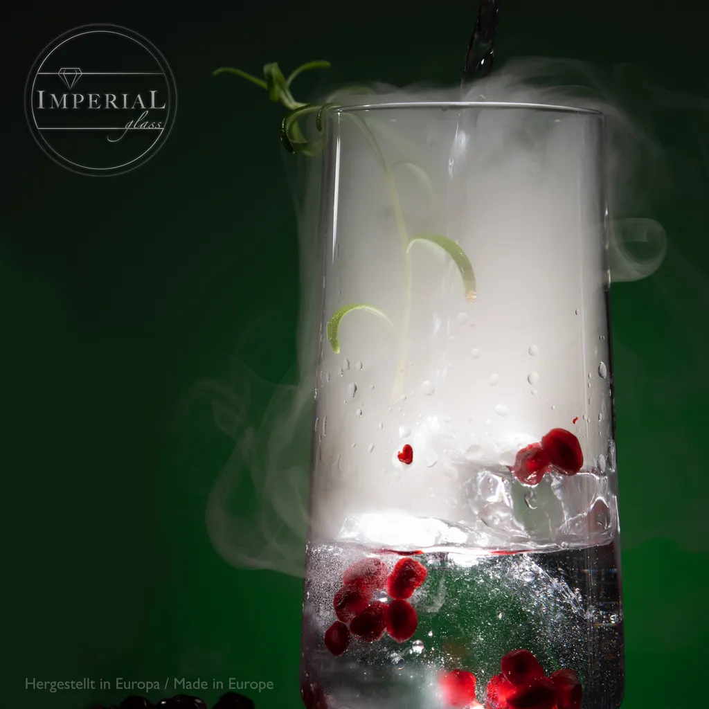 IMPERIAL Glass Trinkgläser Aus Glas 490ml (max. 550ml) Set 6 Teilig Wassergläser Groß – Bild 9