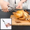 Professionelle Küchenschere Aus Edelstahl Für Huhn / Fleisch / Geflügel / Fisch / Kräuter / Pilze - Linkshänder Und Rechtshänder - Geflügelschere - Decopatent