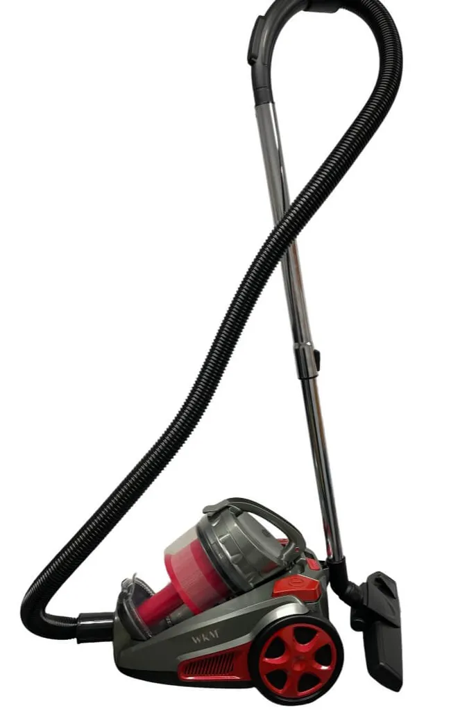 WkMet WKM PSC-2300W.17 Zyklon Boden Staubsauger Rot 850W Beutellos HEPA-FILTER 3L KapazitätSauger Putzen Reinigung Höhenverstellbar Teleskoprohr Waschbar Haushalt – Bild 3
