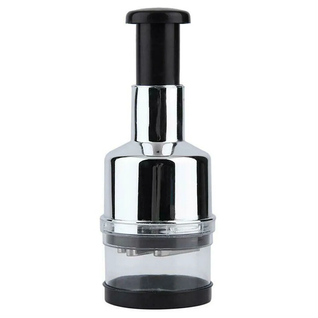 Jesunfuzhu Gemüsehacker Zerkleinerer Zwiebelhacke Chopper Zwiebelschneider Ingwer Knoblauch Zwiebel – Bild 5