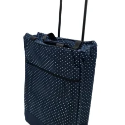 Spetebo Einkaufstrolley ISO Mit Teleskopgriff - Blau - Fahrbare Kühltasche Einkaufswagen Handwagen Hackenporsche Mit Rollen