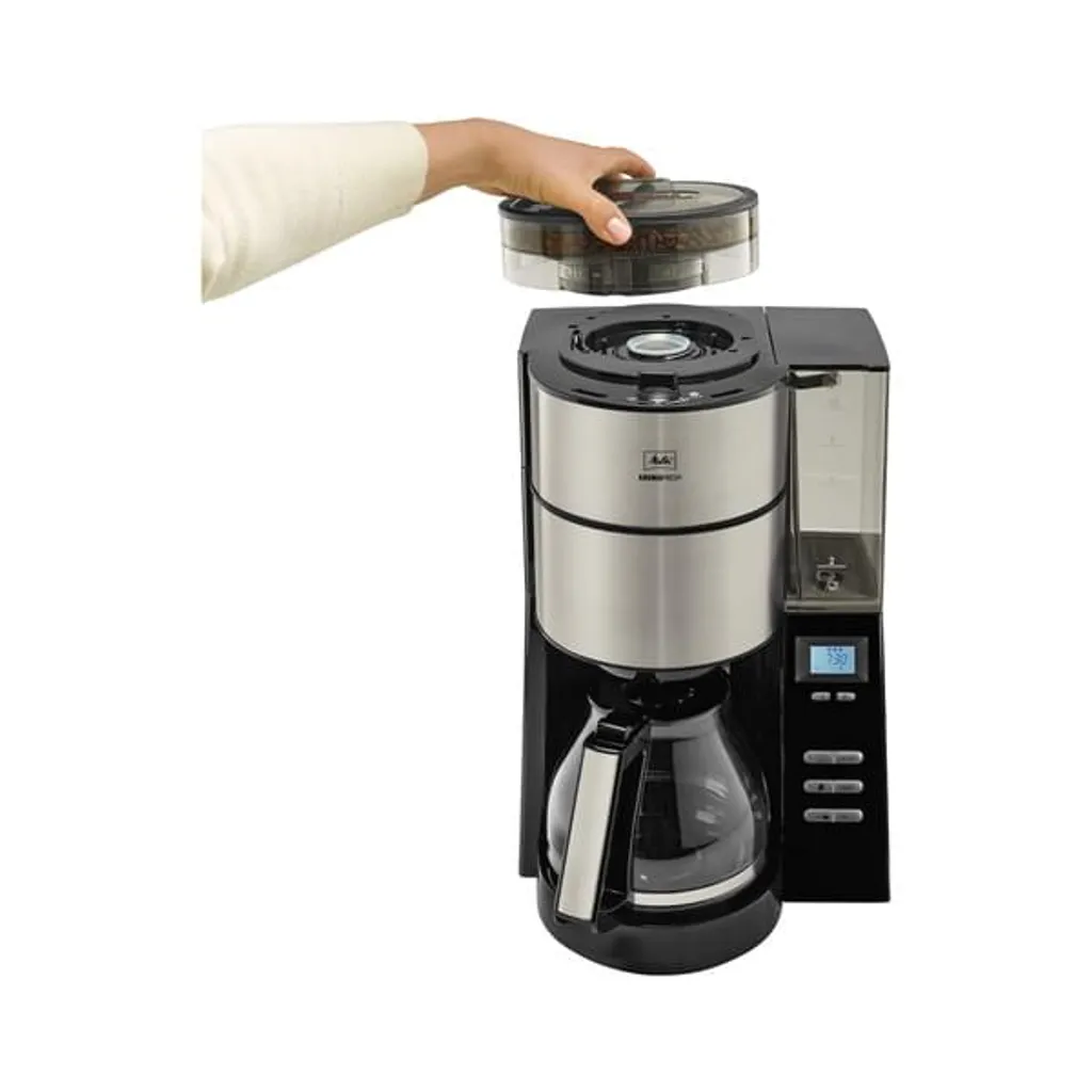 MELITTA 1021-02 Aroma Fresh Kaffeeautomat Mit Timer Und Mahlwerk Schwarz, Farbe:Schwarz – Bild 13