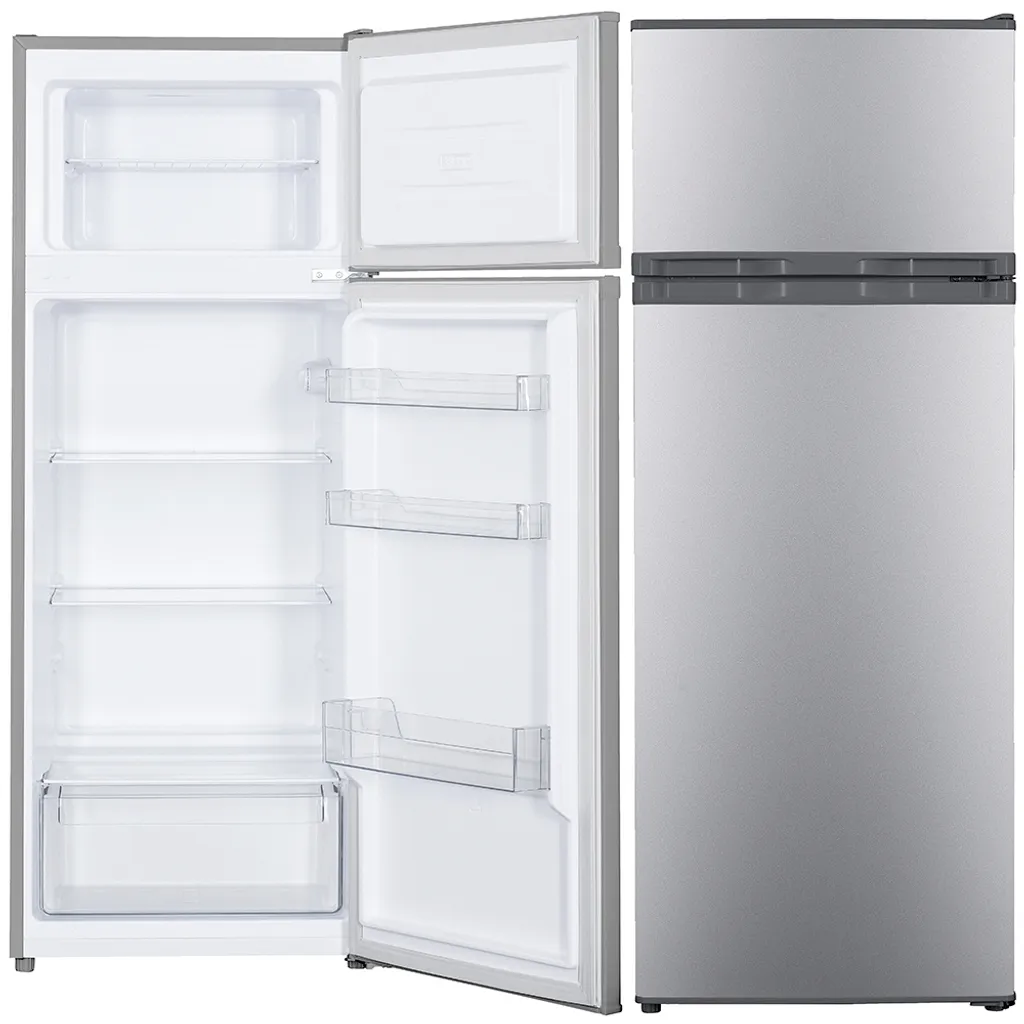 PKM Kühl-Gefrierkombination Kühlschrank GK212 SI Inox 206 L 143 Cm 4**** – Bild 4