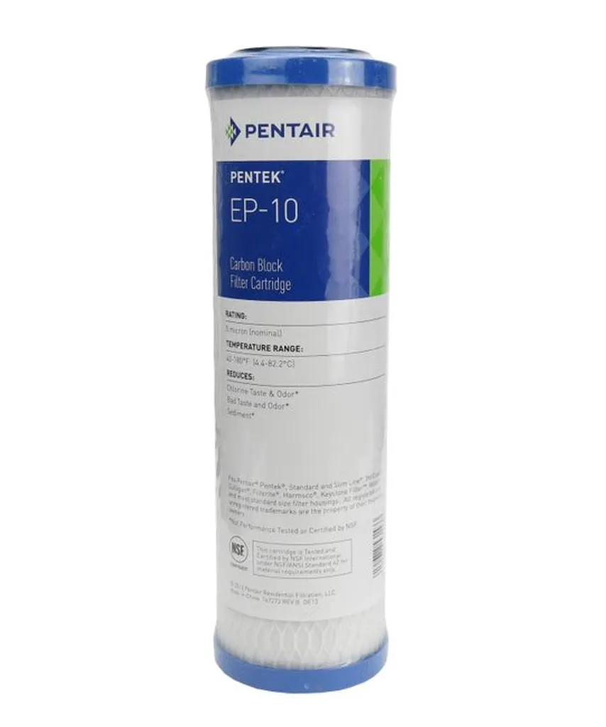 Pentair / Pentek EP-10 Carbon Block Filter Cartridge 9-3/4' - 5 µm