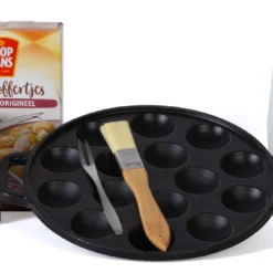 Home & Garden Poffertjes Pfanne Induktion Geschenkset Komplett