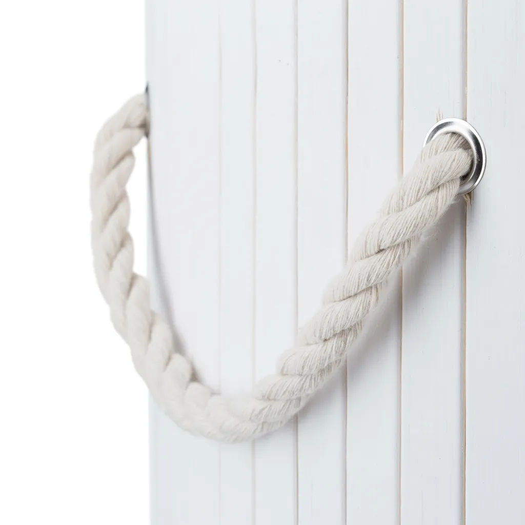 Relaxdays Wäschekorb Bambus Rund – Bild 7