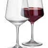 Flamefield 2 Stück 570ml Rotwein Glas Deluxe 100% Polycarbonat In Echtglasoptik - Camping