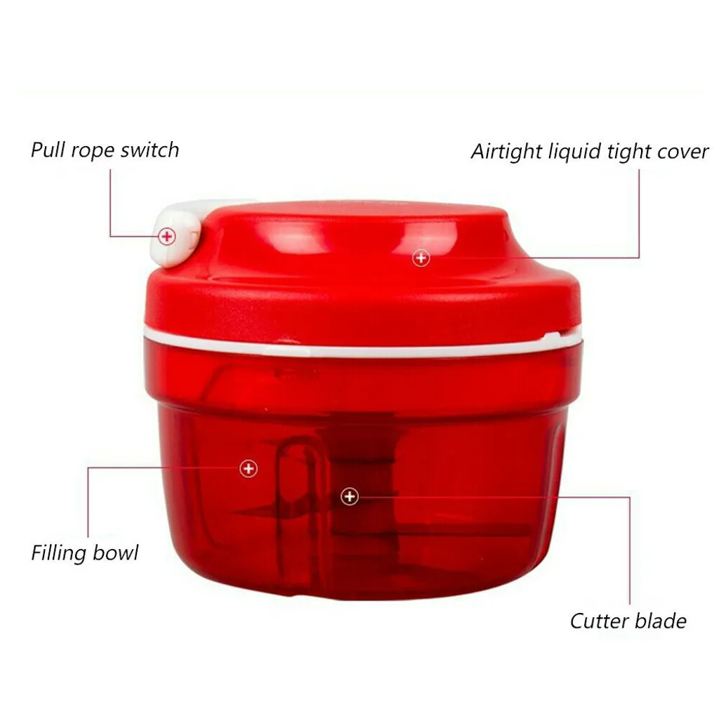 Jesunfuzhu 2x Zerkleinerer Gemüseschneider Universal Obst Fleisch Zwiebelschneider Zwiebe Chef Speedy – Bild 8