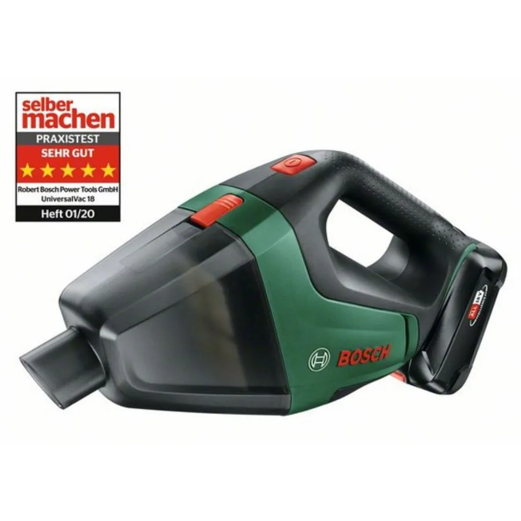 Bosch 18V Akku-Handstaubsauger UniversalVac 18 | Mit Akku (18V 2.5Ah) Und Ladegerät – Bild 2