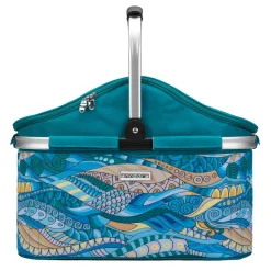 Anndora Kühlkorb Isolier Einkaufskorb OCEAN Mit Reissverschluss - Ocean