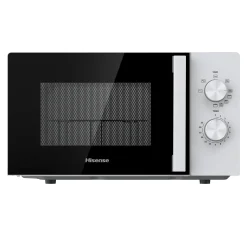 Hisense Mikrowelle H20MOWP1HG Weiß 20 Liter 700 Watt Mit Grill Auftaufunktion