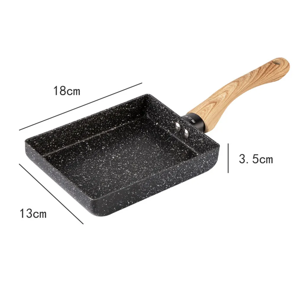 Mmgoqqt All-in-One-Pfannen – Induktions- Und Spülmaschinenfest – Kleine Pfannen – Omelettpfannen – Tamagoyaki-Pfannen – Tamago-Pfannen – Quadratische Pfannen – Sushi-Pfannen – Bild 2